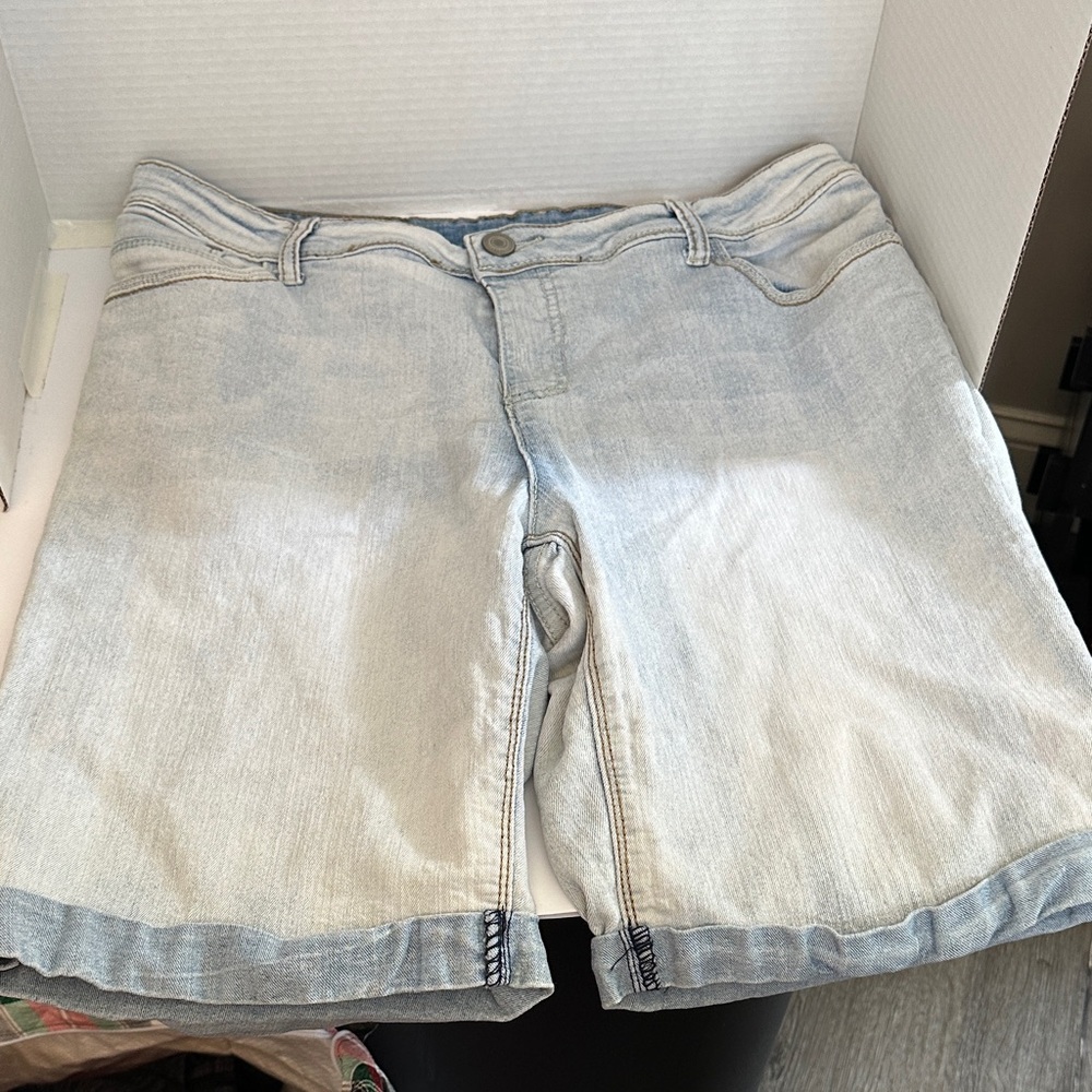 Faded Glory Women's Light Blue Jean Shorts